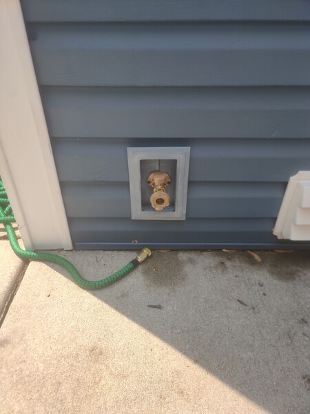 Outside Hose Spigot Installed in Rosemont, IL (1)